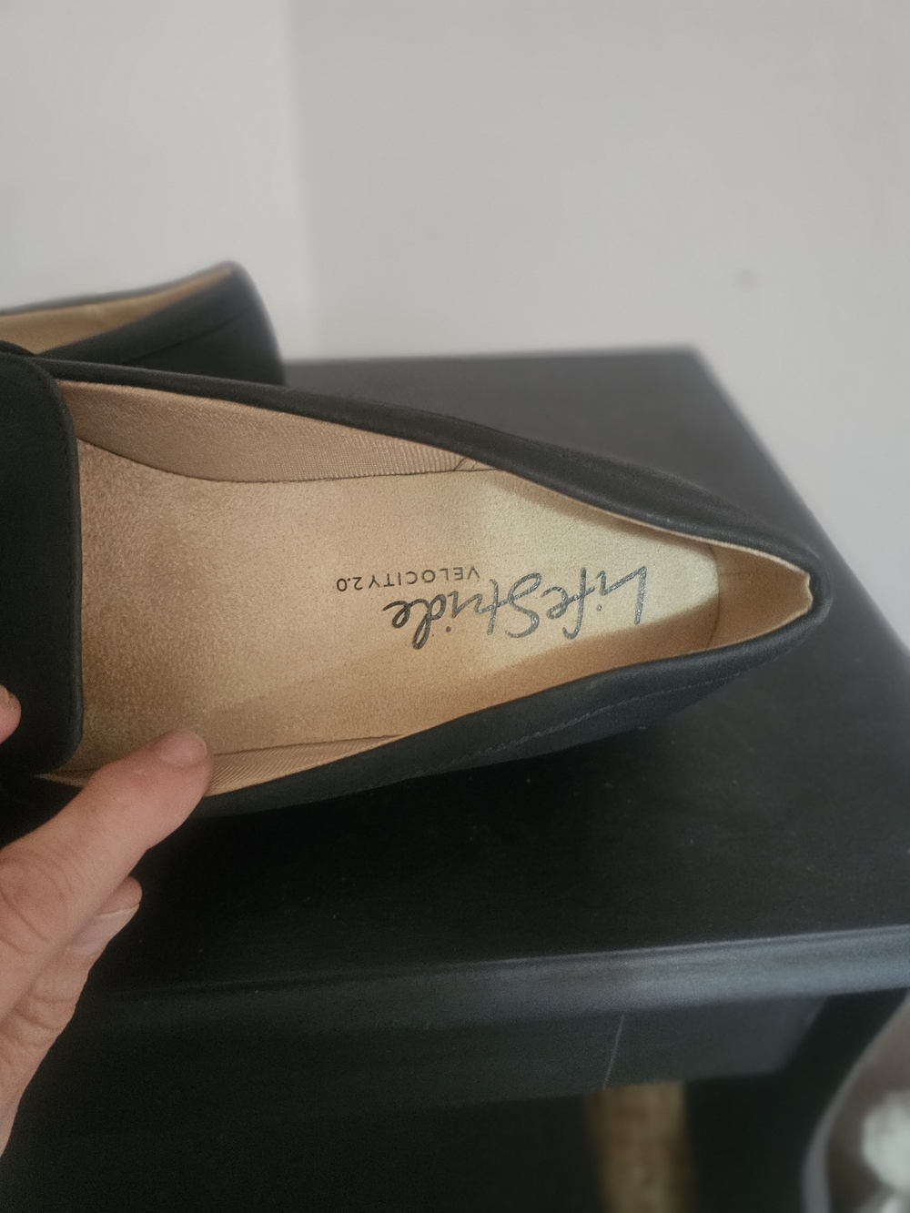 NWOT Lifestride Velocity 2.0 Black Slip on Loafers Size 8 - Picture 6 of 6